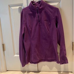 The North Face fleece quarter zip pullover